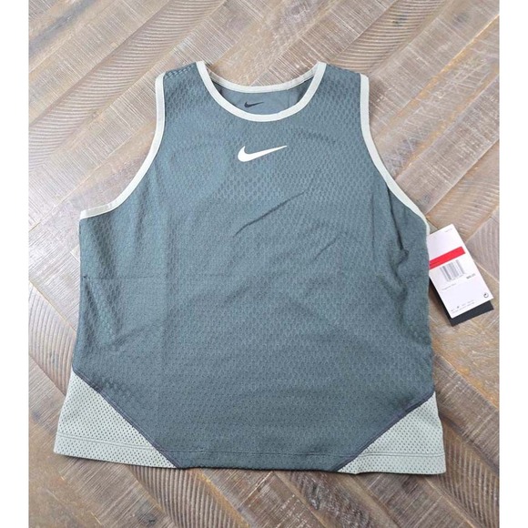 Nike Tops - Nike Court Dri-Fit Slam Tennis Tank Top FQ2123-338 Womens L NWT